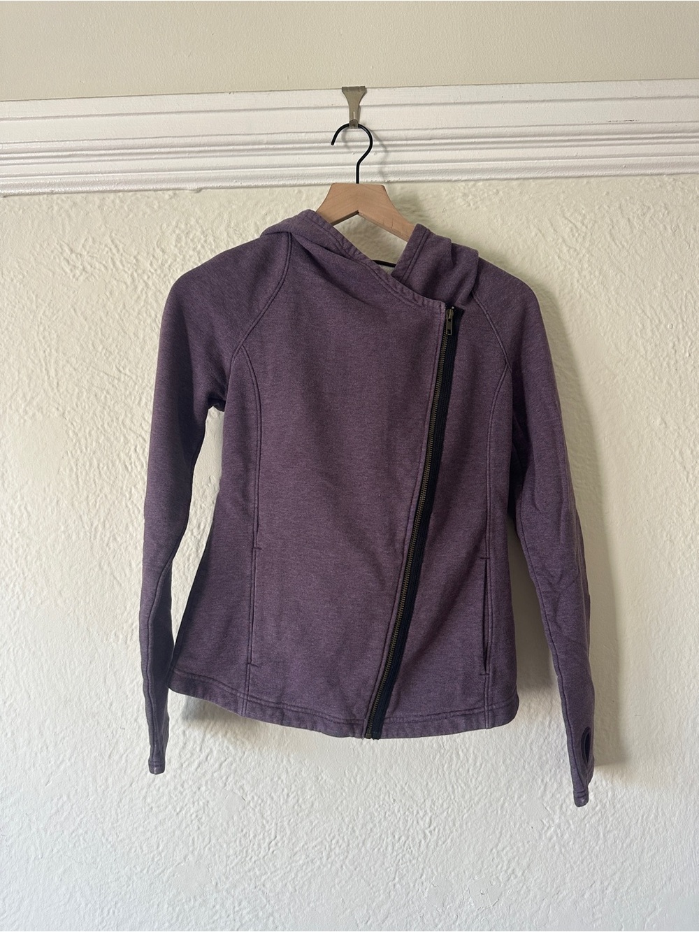Under Armour Women's Purple Asymmetrical Zip Hoodie